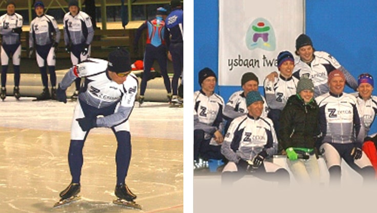 Zeton B.V. team medals in speed skating event