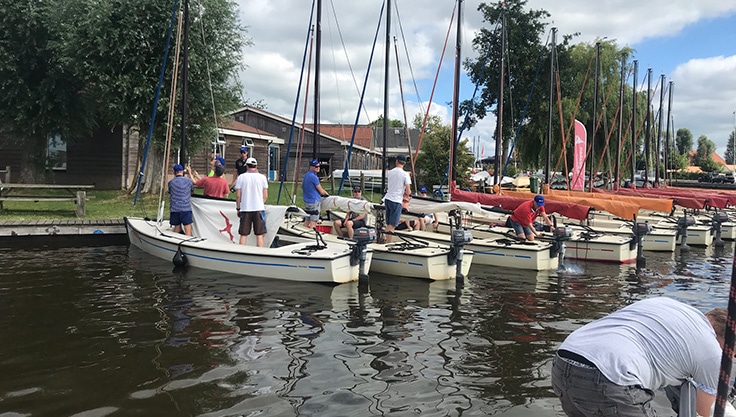 Zeton's Staff Navigates Sailing Weekend in Friesland