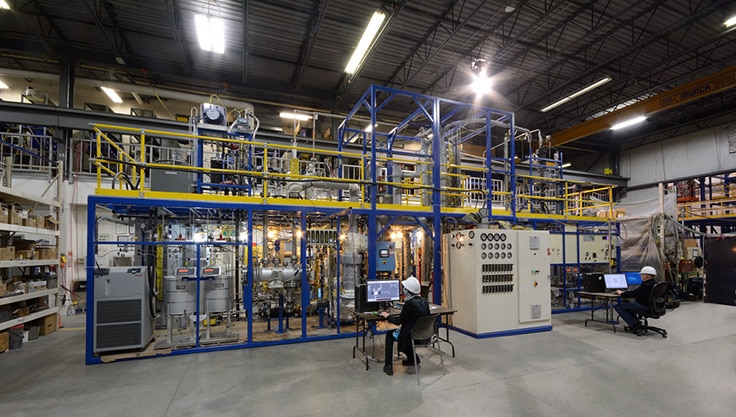 New Pilot Plant Demonstrates the Potential to Co-Process Biomass Streams with Petroleum